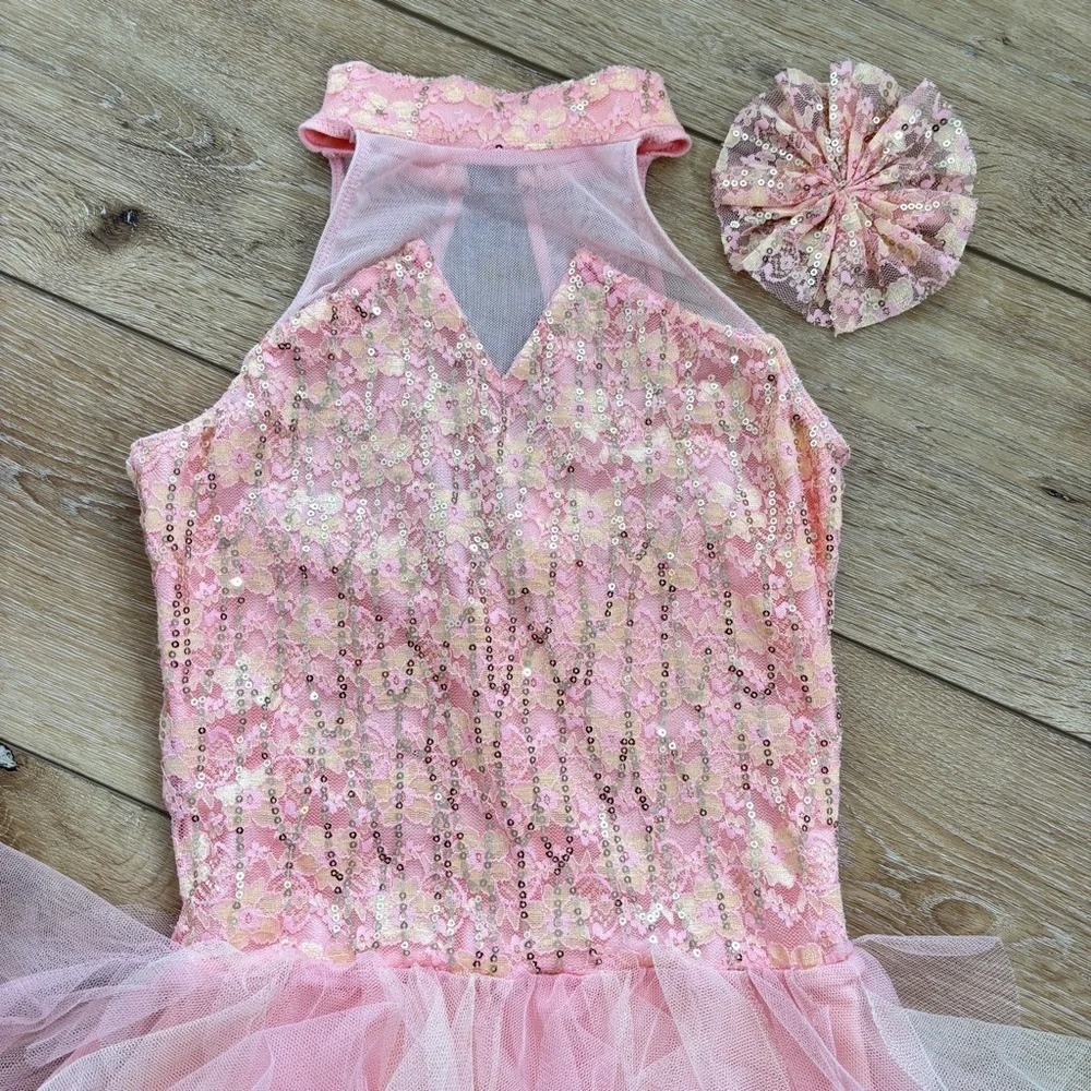 A Wish Come True Dance Ballet Costume Pink Size LC 